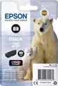 Epson 26 - 4.7 ml - Photo Negro - original - blíster - cartucho de tinta - para Expression Premium XP-510, 520, 600, 605, 610, 615, 620, 625, 700, 710, 720, 800, 810, 820