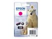 Epson 26 - 4.5 ml - magenta - original - cartucho de tinta - para Expression Premium XP-510, 520, 600, 605, 610, 615, 620, 625, 700, 710, 720, 800, 810, 820