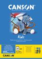 CANSON Kids - Papel de dibujo - A4 - 20 hojas - blanco