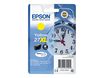 Epson 27XL - 10.4 ml - XL - amarillo - original - cartucho de tinta - para WorkForce WF-3620, WF-3640, WF-7110, WF-7210, WF-7610, WF-7620, WF-7710, WF-7715, WF-7720
