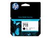 HP 711 - 38 ml - negro - original - DesignJet - cartucho de tinta - para DesignJet T100, T120, T120 ePrinter, T125, T130, T520, T520 ePrinter, T525, T530