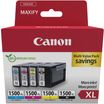 Canon PGI-1500XL C/M/Y/BK Multipack - Alto rendimiento - negro, amarillo, cián, magenta - original - depósito de tinta - para MAXIFY MB2050, MB2150, MB2155, MB2350, MB2750, MB2755