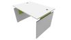 Simmob INEO - Escritorio - rectangular - perla blanca - blanco base