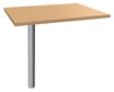 Burocean - Componente de escritorio - rectangular - verde haya - aluminio base