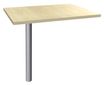 Burocean - Componente de escritorio - rectangular - arce - aluminio base