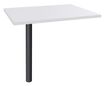 Burocean - Componente de escritorio - rectangular - blanco perla - antracita base