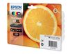 Epson 33XL Multipack - Paquete de 5 - 47 ml - XL - negro, amarillo, cián, magenta, Photo Negro - original - blíster con alarmas de RF/acústica - cartucho de tinta - para Expression Premium XP-530, XP-630, XP-635, XP-640, XP-645, XP-830, XP-900