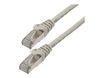 MCL Samar - Cable de red - RJ-45 (M) a RJ-45 (M) - 5 m - par trenzado sin blindar apantallado (F/UTP) - CAT 6 - moldeado, sin enganches, trenzado - gris