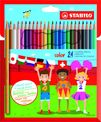 STABILO color Swano - Lápiz de color - colores surtidos - 2.5 mm (paquete de 24)