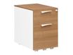 Gautier office XENON - Pedestal - móvil - 2 cajones - madera aglomerada - Italian wild cherry wood