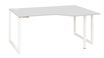 Gautier office Sunday - Mesa - rectangular curvado (derecha) - gris