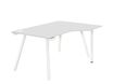 Gautier office Sunday - Mesa - rectangular curvado (derecha) - gris