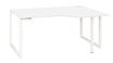 Gautier office Sunday - Mesa - rectangular curvado (derecha) - blanco