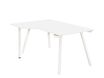 Gautier office Sunday - Mesa - rectangular curvado (izquierda) - blanco