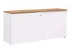 Gautier office YES! - Aparador - 2 baldas - 2 Puertas - madera aglomerada - blanco, Italian wild cherry wood