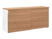 Gautier office YES! - Aparador - 2 baldas - 2 Puertas - madera aglomerada - blanco, Italian wild cherry wood