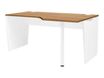 Gautier office YES! - Mesa - rectangular curvado (derecha) - Italian wild cherry wood