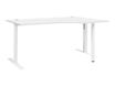 Gautier office YES! - Mesa - rectangular curvado (derecha) - blanco