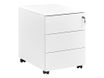 Gautier office YES! - Pedestal - móvil - 3 cajones - acero - blanco, RAL 9003