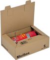 Caja postal - 25 cm x 17,5 cm x 8 cm - kraft - Logistipack