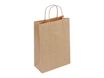 Logistipack - Bolsa de regalo - ampliable - 22 cm x 10 cm x 31 cm - marrón artesanía - paquete de 50
