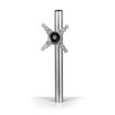 Fellowes Lotus Single Monitor Arm Kit - Kit de montaje - brazo ajustable - para pantalla LCD - aluminio - plata - tamaño de pantalla: 10"-27" - montable en escritorio