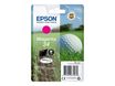 Epson 34 - 4.2 ml - magenta - original - cartucho de tinta - para WorkForce Pro WF-3720, WF-3720DWF, WF-3725DWF