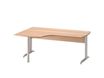 Gautier office JAZZ+ - Mesa - rectangular curvado (izquierda) - verde haya