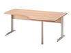 Gautier office JAZZ+ - mesa - rectangular curvado (derecha) - verde haya
