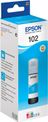 Epson 102 - 70 ml - cián - original - depósito de tinta - para EcoTank ET-15000, 2750, 2751, 2756, 2850, 2851, 2856, 3850, 4750, 4850, 4856