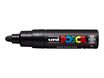 POSCA PC-7M - Marcador - no permanente - negro - tinta pigmentada al agua - 4.5-5.5 mm - grande