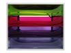 Exacompta Classic ECOBOX - Armario de cajones - 4 cajones - gris, transparent harlequin