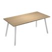 Artarredi Leonardo - Escritorio - rectangular - roble - negro mate base