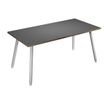 Artarredi Leonardo - Mesa - rectangular - antracita - negro mate base