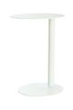 Paperflow Easydesk - Mesa auxiliar - redondo - acabado epoxy blanco - acabado epoxy blanco base