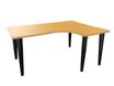 Vinco Evidence - Mesa - 90° right angled - haya natural - gris grafito, RAL 7016 base