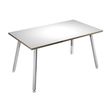 Artarredi Leonardo - Escritorio - rectangular - blanco - blanco base