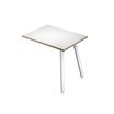 Artarredi Leonardo - Desk side return - rectangular - blanco - blanco base