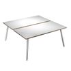 Artarredi Leonardo - Escritorio - rectangular - blanco - blanco base