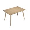 Artarredi Leonardo - Escritorio - rectangular - roble - negro mate base