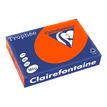 Clairefontaine Trophée - Naranja intensivo - A4 (210 x 297 mm) - 160 g/m² - 250 hoja(s) papel tintado