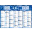 CBG Bleu & rouge 230 - Bank calendar - montaje en pared - 2020 - 7 meses en página - 385 x 540 mm - fecha