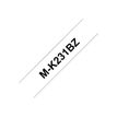 0400000023113-Brother MK231BZ - Ruban d'étiquettes auto-adhésives - 1 rouleau (12 mm x 8 m) - fond blanc é-P_2311_5-0