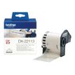 4977766628235-Brother DK-22113 - Ruban d'étiquettes auto-adhésives - 1 rouleau (6,2 cm x 15,2 m) - fond tra-P_9429_3-0