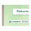 Exacompta - Cuaderno de facturas - 50 hojas - 105 x 135 mm - duplicado - sin copia de carbón (paquete de 10)