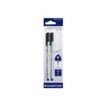 STAEDTLER triplus 334 - Rotulador - negro - tinta al agua - 0.3 mm - superfino (paquete de 2)
