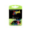 Exacompta - Pinchos - aguja de 7 mm y 10 mm de diámetro de cabeza - colores variados - con dispensador - paquete de 25