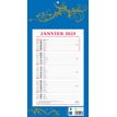 CBG 409 - Month block calendar - 2020 - un mes vista - 12 hojas - 190 x 360 mm - fecha