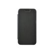 3571211347866-Bigben Connected - Protection à rabat POUR Apple iPhone 7 plus - rabat cuir noir - coque transpar-Avant-0