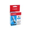 Canon BCI-6C - Cián - original - depósito de tinta - para i96X, 990, 99XX; PIXMA IP3000, IP4000, iP5000, iP6000, iP8500, MP750, MP760, MP780; S830